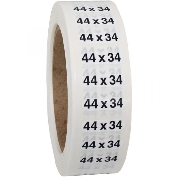 Size 44x34 labels