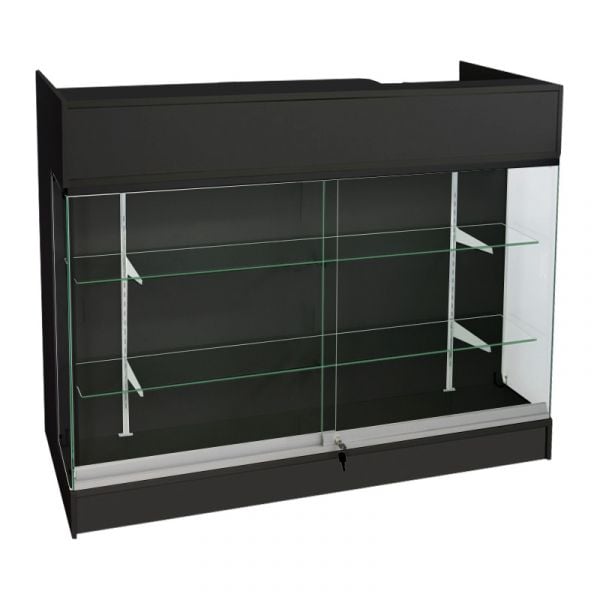 Ledgetop Counter with Glass Front