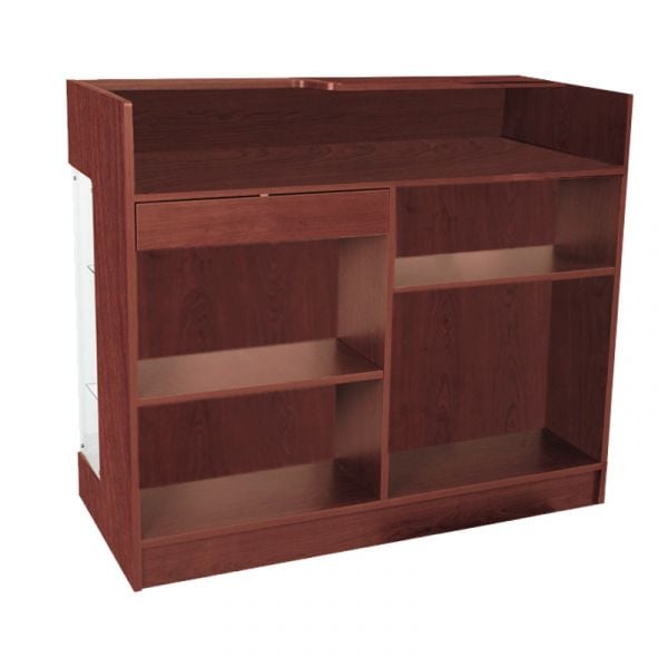Ledgetop Counter with Glass Front