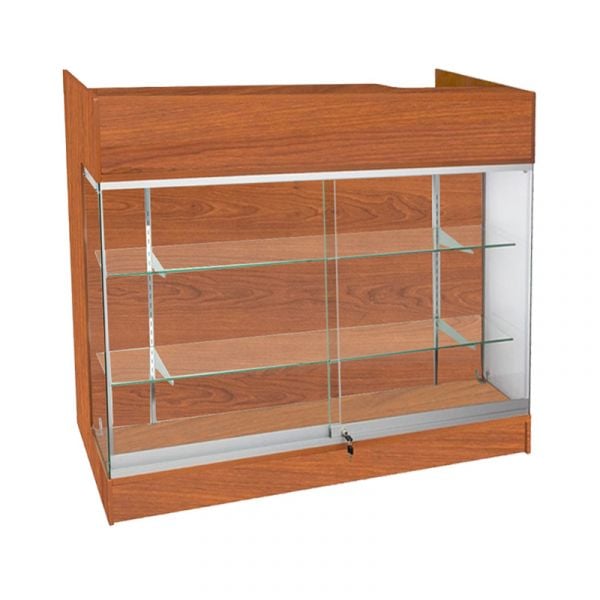 Ledgetop Counter with Glass Front