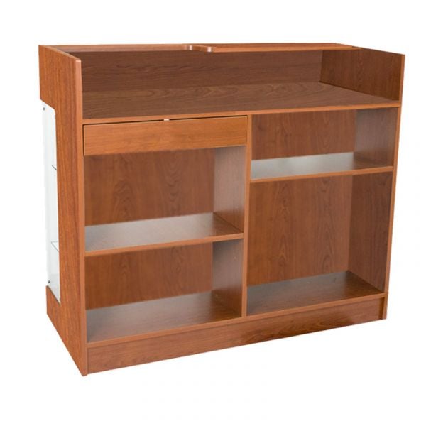 Ledgetop Counter with Glass Front