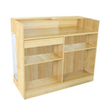 Ledgetop Counter with Glass Front