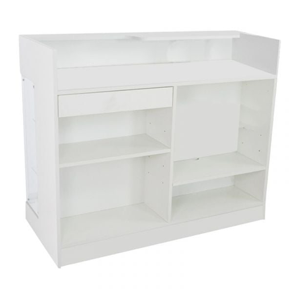 Ledgetop Counter with Glass Front