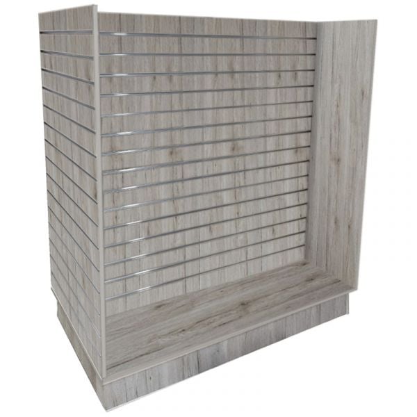 Slatwall 4ft H Unit With Aluminium Inserts