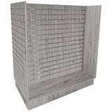 Slatwall 4ft H Unit With Aluminium Inserts