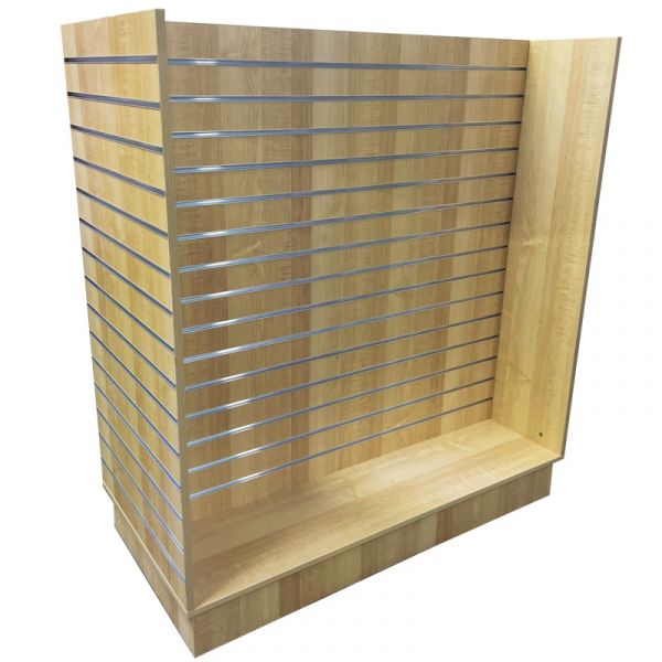 Slatwall 4ft H Unit With Aluminium Inserts