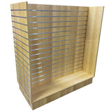 Slatwall 4ft H Unit With Aluminium Inserts