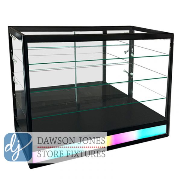 Radius Edge Retail Showcase with RGB Chasing Lights