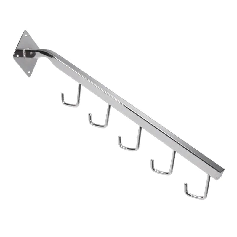 Waterfall Square Tube 5 Hook Wallmount