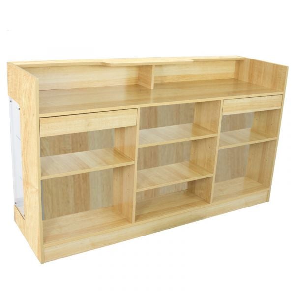 Ledgetop Counter with Glass Front