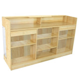 Ledgetop Counter with Glass Front