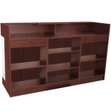 Ledgetop Counter with Glass Front