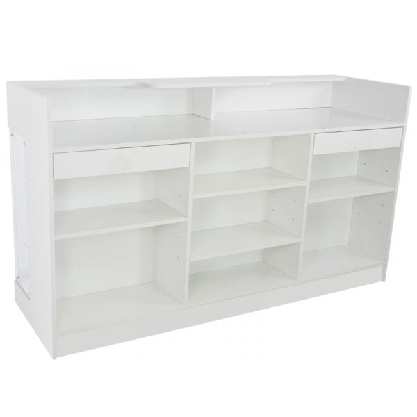 Ledgetop Counter with Glass Front