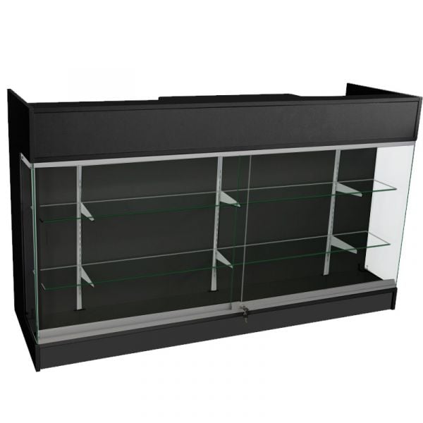Ledgetop Counter with Glass Front