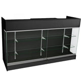 Ledgetop Counter with Glass Front