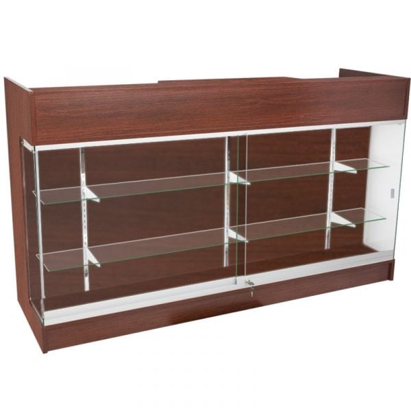 Ledgetop Counter with Glass Front