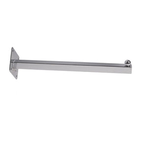 Faceout 12" Square Tube Wallmount — Chrome