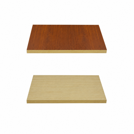 12" x 24" Reversible Maple/Cherry Wood Melamine Shelf