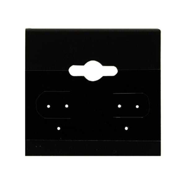 Plain Black Hanging Earring Cards