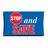 Stop and Save Banner