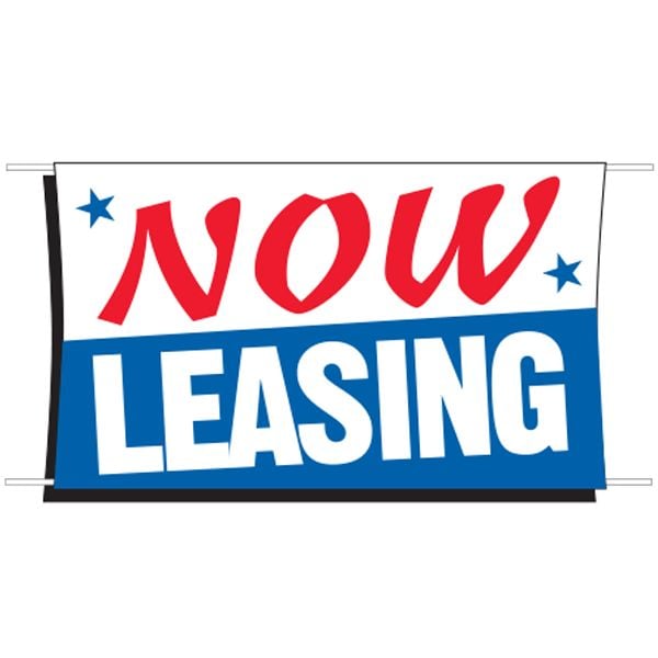 3 x 5 Now Leasing Banner