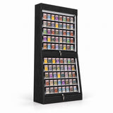H007 Deluxe Single-Side Trading Card Display Case alternate left-facing angled view