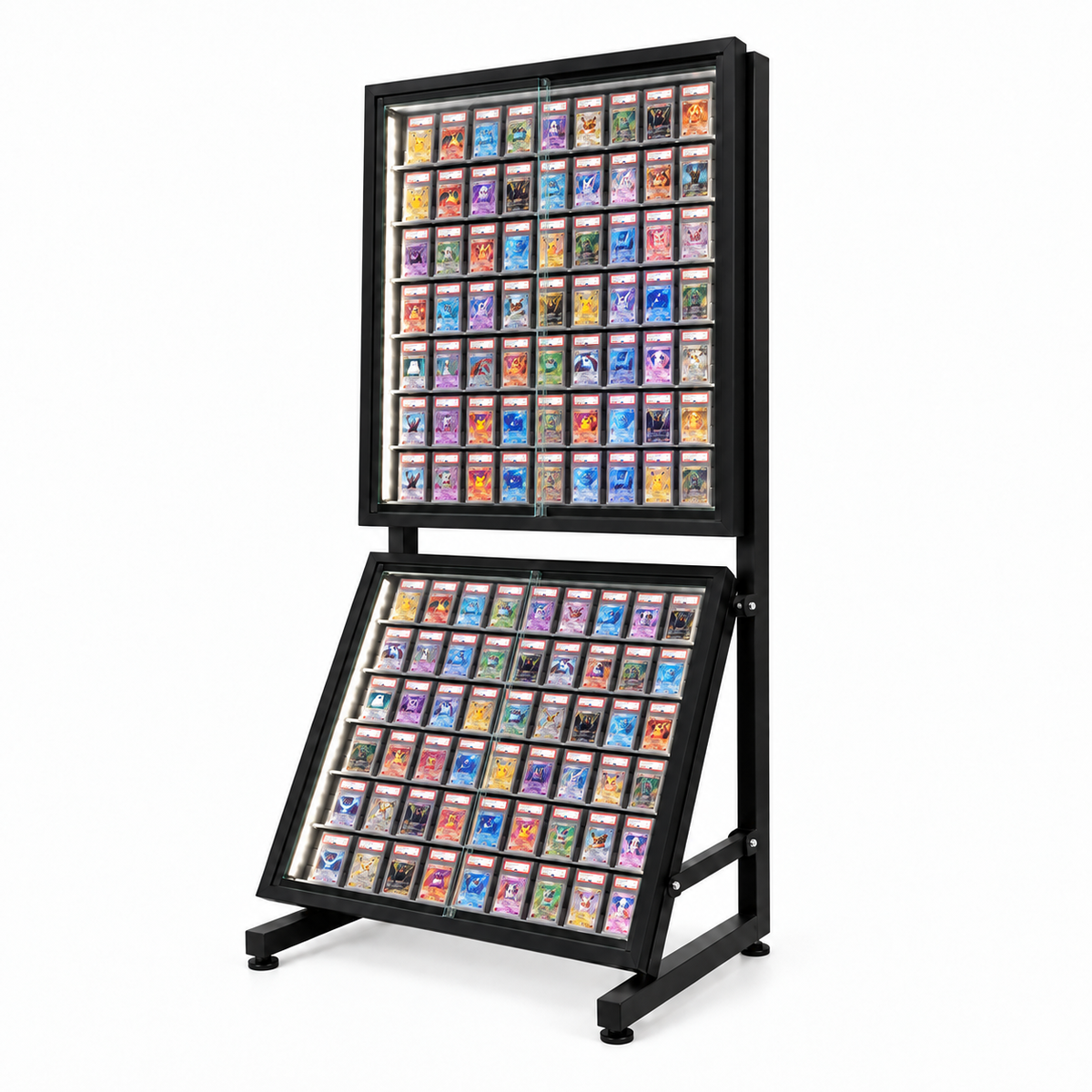 Black Metal Adjustable Trading Card Display