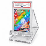 MB Single Graded Trading Card Holder clear acrylic display stand with graded card updated primary image