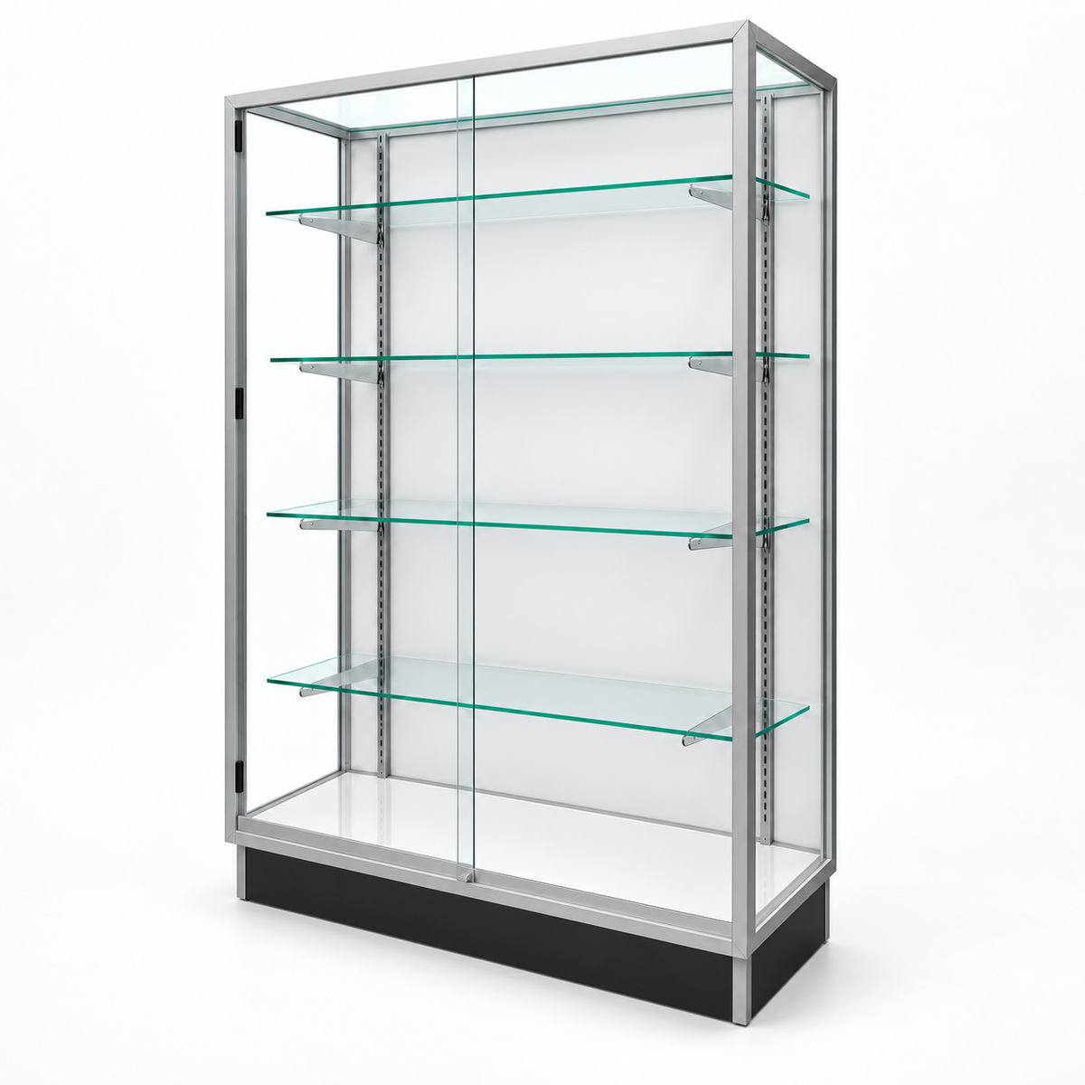 SGWC4 Extra Vision Retail Wallcase aluminum primary right-facing angled view