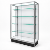 SGWC4 Extra Vision Retail Wallcase aluminum primary right-facing angled view