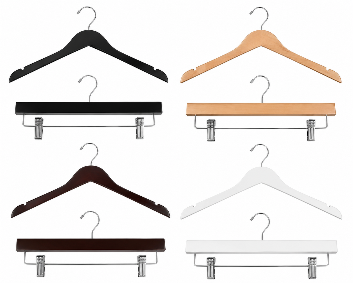 17" Wood Shirt Hanger