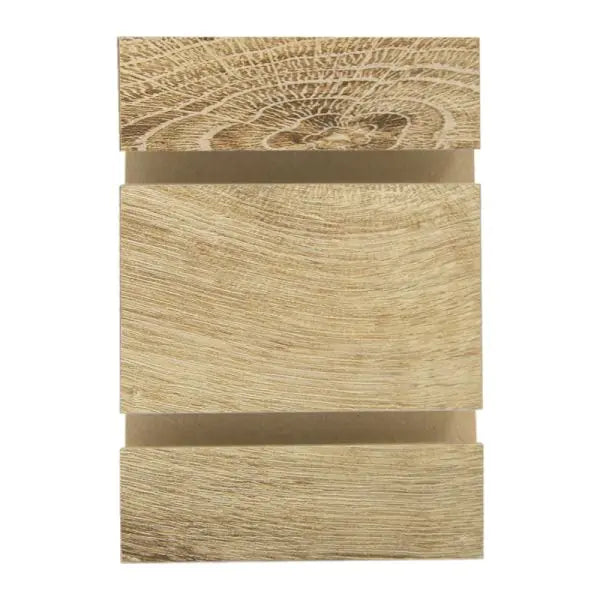 Slatwall Panel — Aspen Oak — Front view