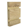 Slatwall Panel — Aspen Oak — Side-angle view (primary)