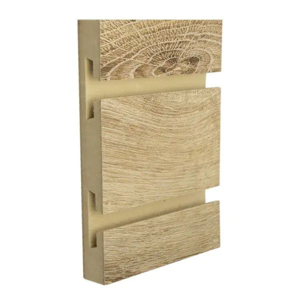 Slatwall Panel — Aspen Oak — Side-angle view (primary)