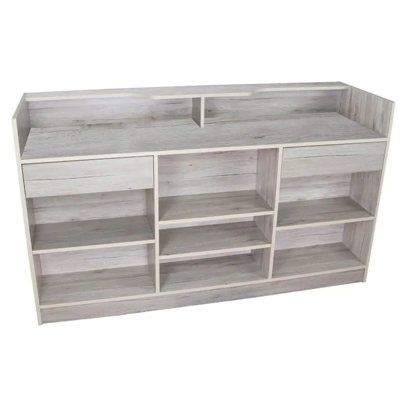 Ledgetop Counter with Glass Front