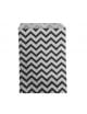 Black Chevron Jewelry Bag, 5 x 7 inches