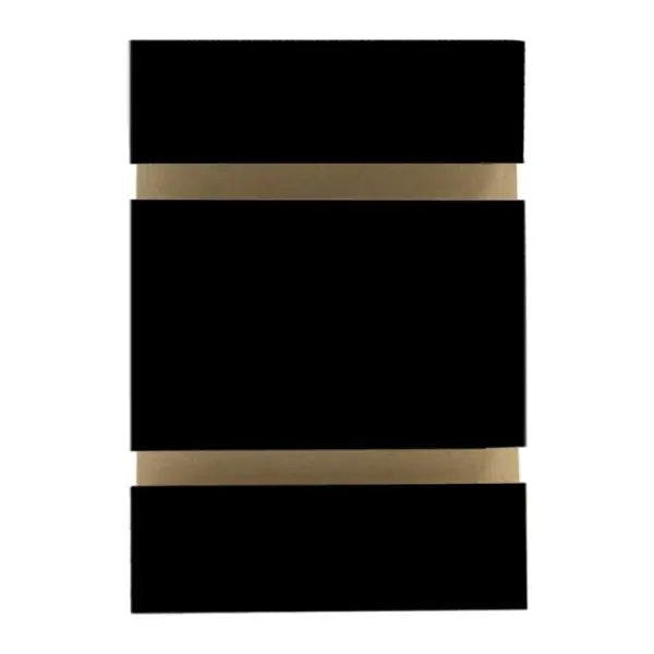 Slatwall Panel — Black — Front view