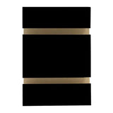Slatwall Panel — Black — Front view