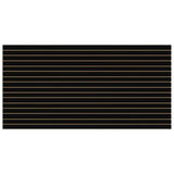 Slatwall Panel — Black — Full-sheet view