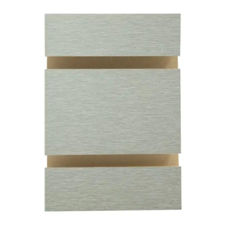 Slatwall Panel — Aluminum — Front view