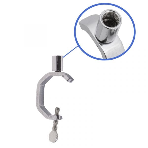 Universal Clamp - Chrome for Threaded Stem