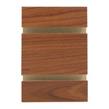 Slatwall Panel — Cherry — Front view