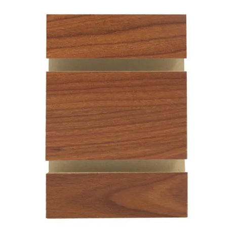 Slatwall Panel — Cherry — Front view