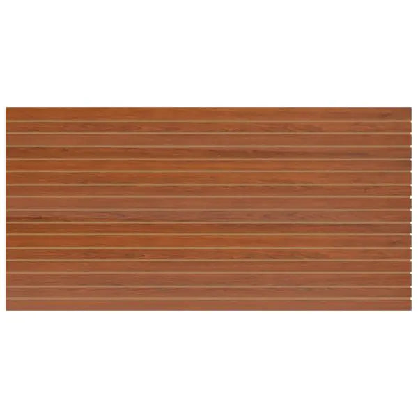 Slatwall Panel — Cherry — Full-sheet view