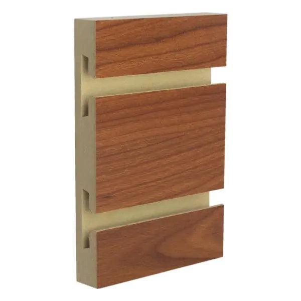 Slatwall Panel — Cherry — Side-angle view (primary)