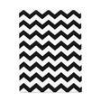 Black Chevron Jewelry Bag — 8-1/2x11 — Kraft footprint