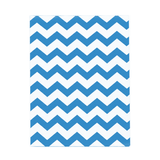 Blue Chevron Jewelry Bag — 8-1/2x11 — Kraft footprint