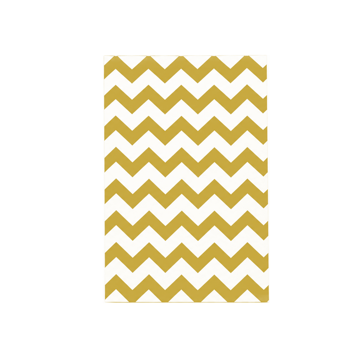 Gold Chevron Jewelry Bag — 6x9 — Kraft footprint