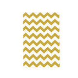 Gold Chevron Jewelry Bag — 6x9 — Kraft footprint
