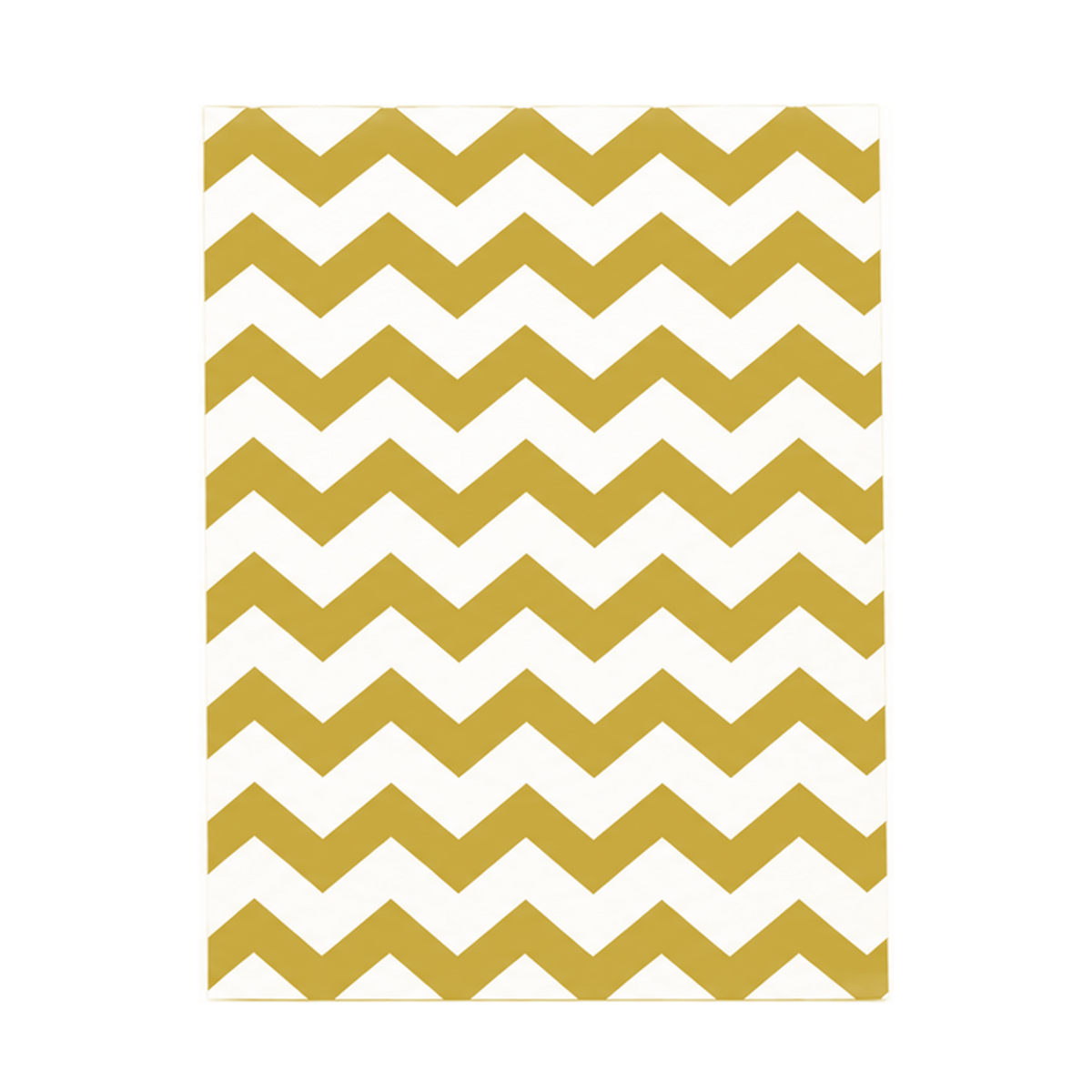 Gold Chevron Jewelry Bag — 8-1/2x11 — Kraft footprint